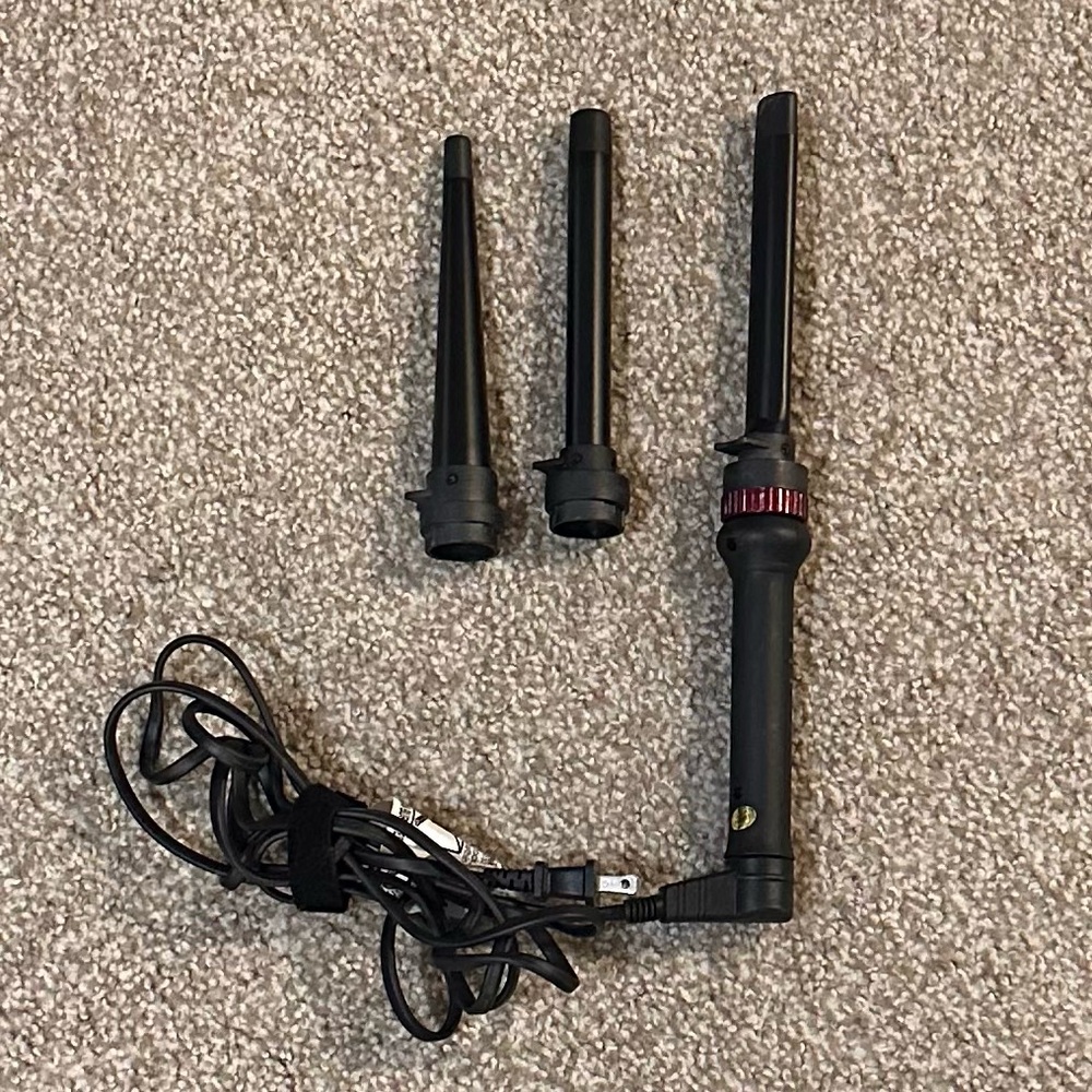 NWOT Tool Science Curling Wand Set with Attachments - Picture 3 of 5